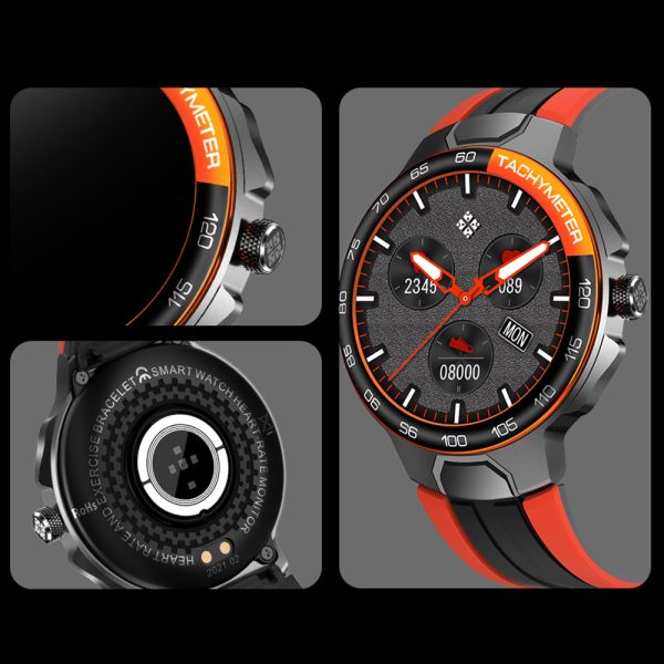 ⁦Smart Watch Men Women IP68 Waterproof Bluetooth 5.0 24 Exercise Modes Smartwatch E1-5 Heart Rate Monitoring for Android Iosr A⁩ - الصورة ⁦2⁩