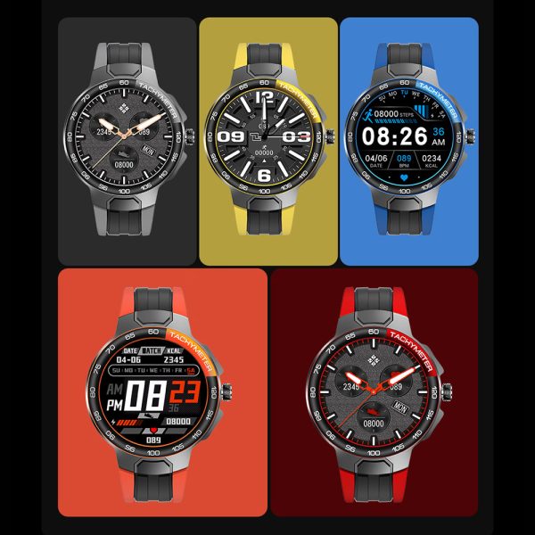 ⁦Smart Watch Men Women IP68 Waterproof Bluetooth 5.0 24 Exercise Modes Smartwatch E1-5 Heart Rate Monitoring for Android Iosr A⁩ - الصورة ⁦6⁩