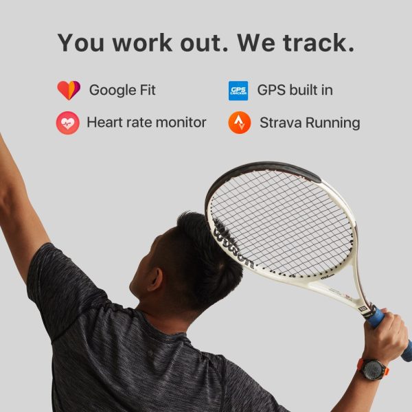 ⁦TicWatch Pro 512Mb Smart Watch Men‘s Watch Wear OS for iOS Android NFC Payment Built in GPS Waterproof Bluetooth Smartwatch⁩ - الصورة ⁦4⁩