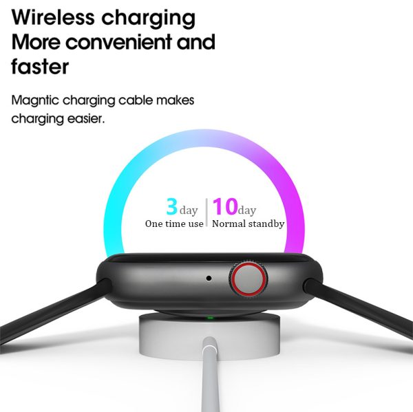 ⁦W37 Pro Smartwatch Men Women Smart Watch 2021 wireless charger Bluetooth Call Custom Dial better than for Apple Watch Iwo DT100⁩ - الصورة ⁦2⁩