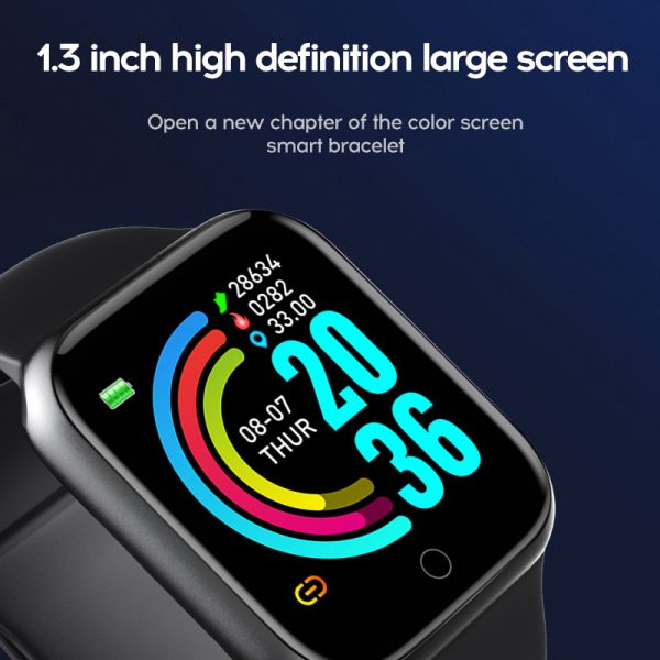 ⁦Wristwatch Fitness Y68 Color Screen Smart Sport Bracelet⁩ - الصورة ⁦2⁩