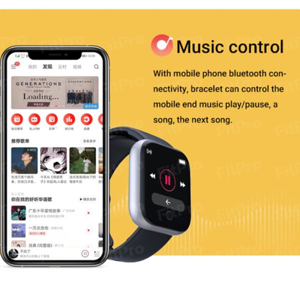 ⁦Wrist Watch Fitness Y68 Color Screen Smart Sport Bracelet Tracker Heart Rate For Children Men⁩ - الصورة ⁦5⁩