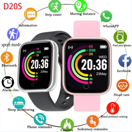 Wrist Watch Fitness Y68 Color Screen Smart Sport Bracelet Tracker Heart Rate For Children Men