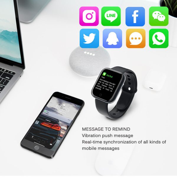 ⁦Wristwatch Fitness Y68 Color Screen Smart Sport Bracelet⁩ - الصورة ⁦4⁩
