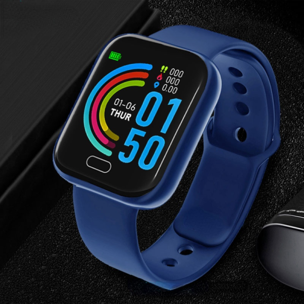 ⁦Wristwatch Fitness Y68 Color Screen Sports LED Digital Electronics Clock for Children Boys Girls Students Smart Wristwatches⁩ - الصورة ⁦4⁩