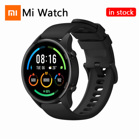 Xiaomi Mi Watch Global Version SmartWatch Blood Oxygen GPS Bluetooth Fitness Heart Rate Monitor 5ATM Waterproof Mi Smart Watch