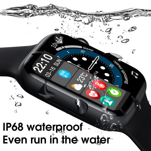 ⁦for Apple Watch W27 Pro Smart Watch NFC Wireless Charge Answer Call IP68 Waterproof Smartwatch Men Women PK IWO W46 W37 Series 7⁩ - الصورة ⁦3⁩